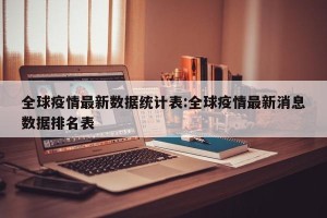 全球疫情最新数据统计表:全球疫情最新消息数据排名表
